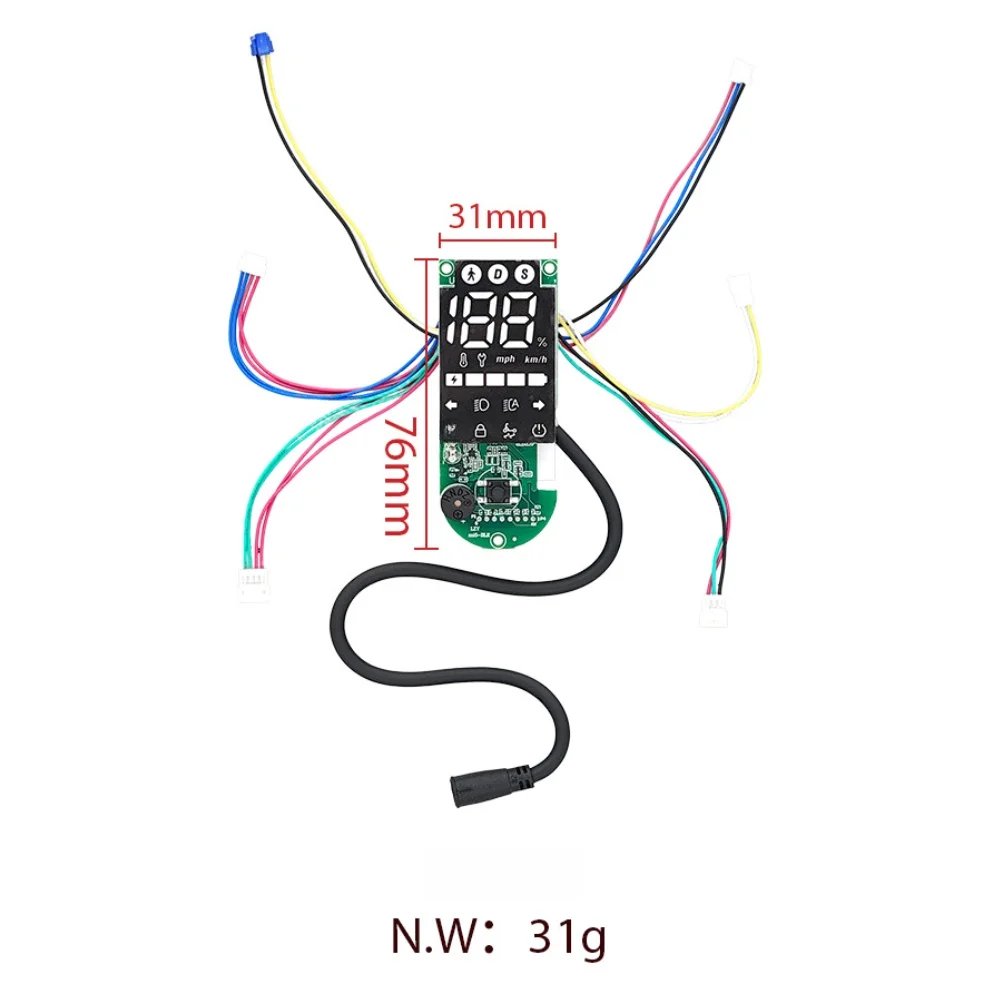 

Сменная плата управления для электросамоката Xiaomi 5 с ЖК-дисплеем и беспроводным подключением, простая в установке