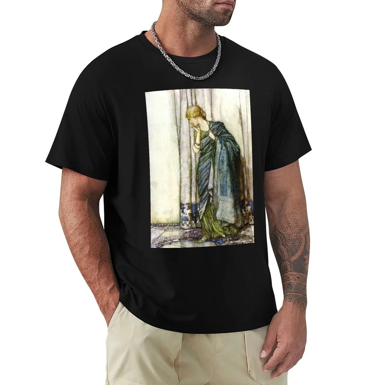 Helena - Midsummer Night's Dream - Arthur Rackham T-Shirt t shirts for man pack cotton T-Shirt