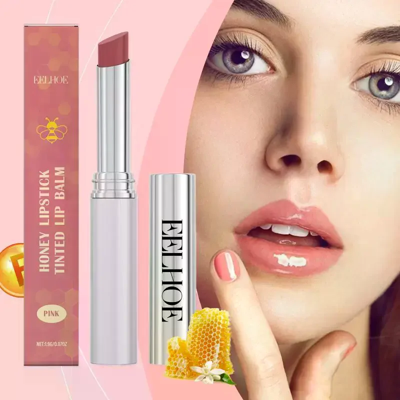 Honey Lipstick Deeply Nourishing Diminish Lip Lines Effectively Relieve Dry Lips Restore Elasticity Tinted Lip Balm Moisturizin