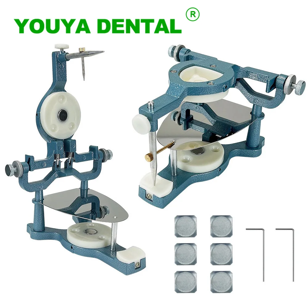 

Dental Lab Articulator C Type Adjustable Dentistry Denture Magnetic Articulator Large Bite Frame For Dentist Technician Tools