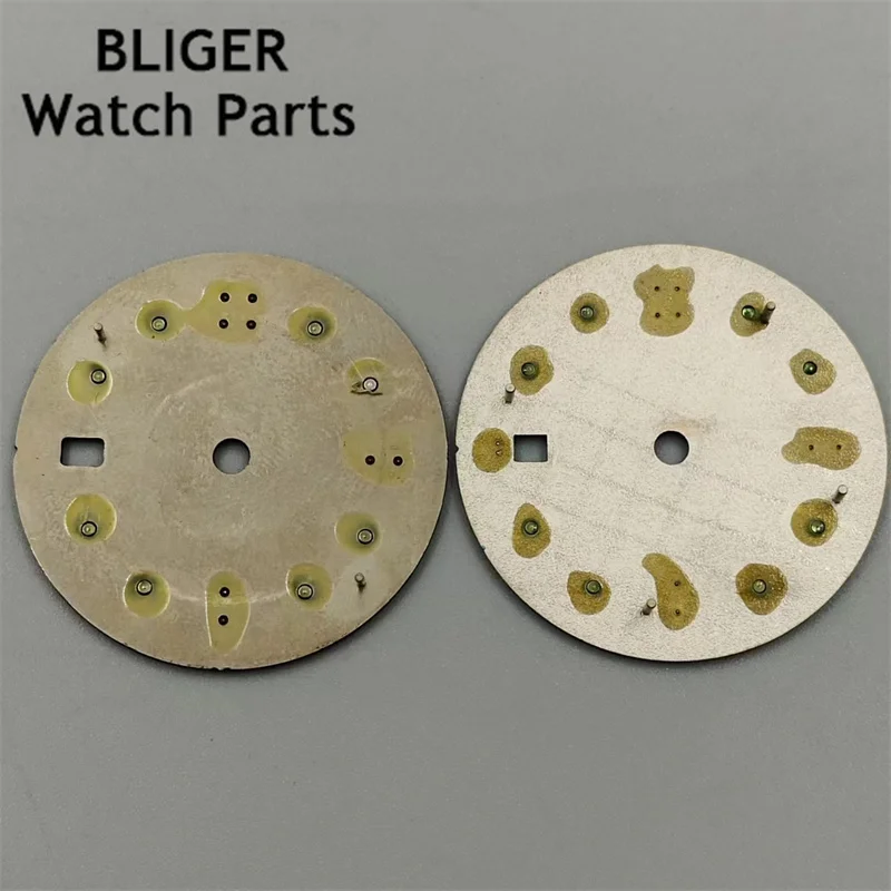 BLIGER 31mm sterile dial luminous fit NH35 NH36,ETA 2824 2836 Miyota 8205 8215 821A, Mingzhu DG2813 3804,Seagull ST1612 movement