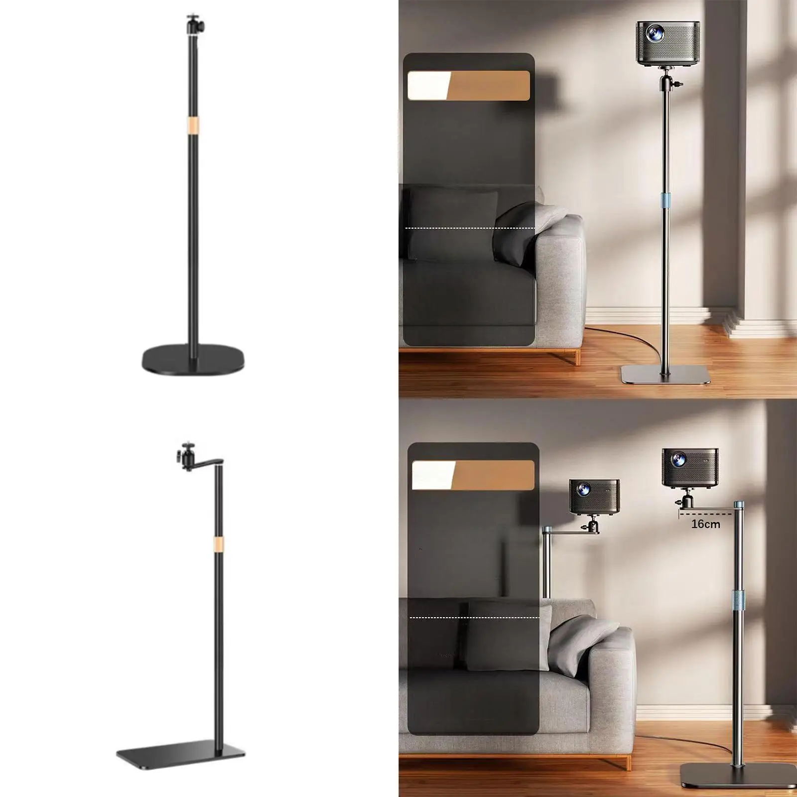 Universal Projector Stand Projector Mount for DSLR Projectors Household