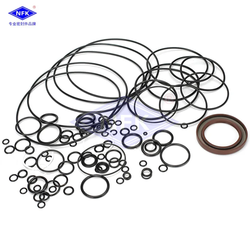 R450/R2900LC-3 Hydraulic Pump Oil Seal Repair Kit Fluorine Rubber High Temperature Resistant Framework Oil Seal Repair Kit