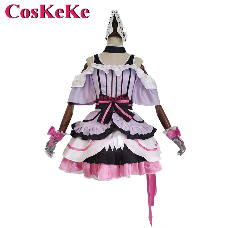 CosKeKe Tojo Nozomi Cosplay Anime LoveLive Costume Kira Kira Sensation Lovely Singing Suit Halloween Party Role Play Clothing