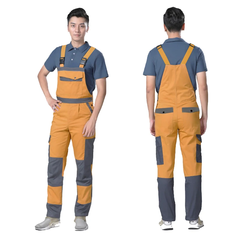 Men's Overalls Workwear Jumpsuit Men Workshop Clothes Repairman Workshop Uniform Overalls Men Workwear