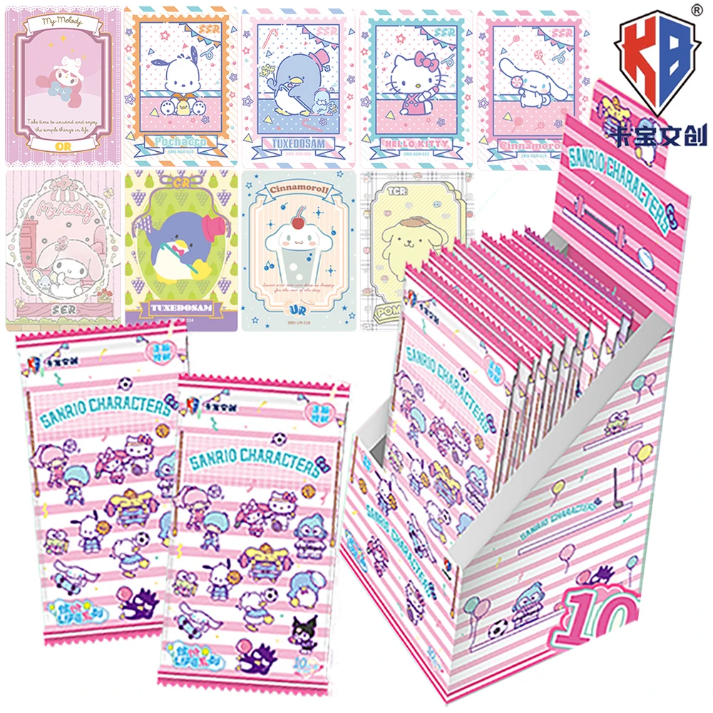 

KABAO натуральная коллекционная карта Sanrio, теплый и милый персонаж мультфильма, маленькие звезды-близнецы, редкие карточные игрушки, подарки-сюрпризы на день рождения