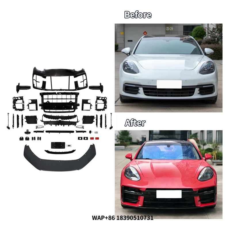 

Tegarry 2025 Pana mera 971 Original Style Car Body Kit Bumper up to 976 Bodykit for Pana mera 971 2018-2023