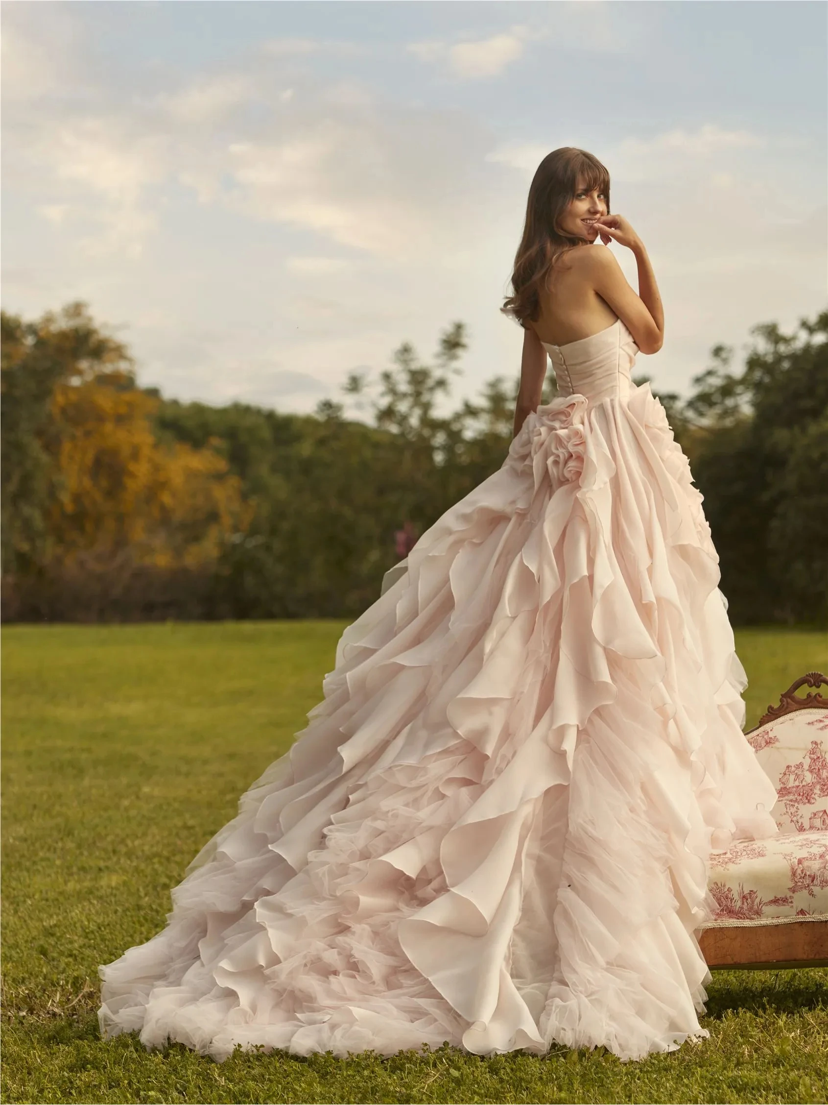 2026 Sexy Sleeveless Women Wedding Dresses Elegant Fluffy Bridal Gowns Engagement Banquet Vestido De Fiesta Elegantes Customized