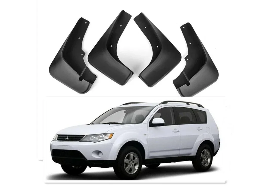 4x Car Mudguards Front Rear Mud Flaps Splash Guards Fender For Mitsubishi Outlander 2007 2008 2009 Car Accessories