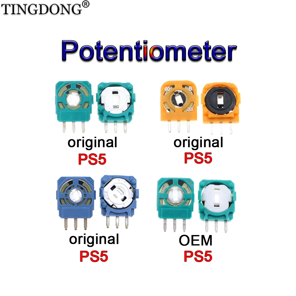 2K3 Ohm Analog Joystick Potentiometer Sensor Replacement For PS5 DualSense Controller Thumb Stick Axis Resistor Repair Parts