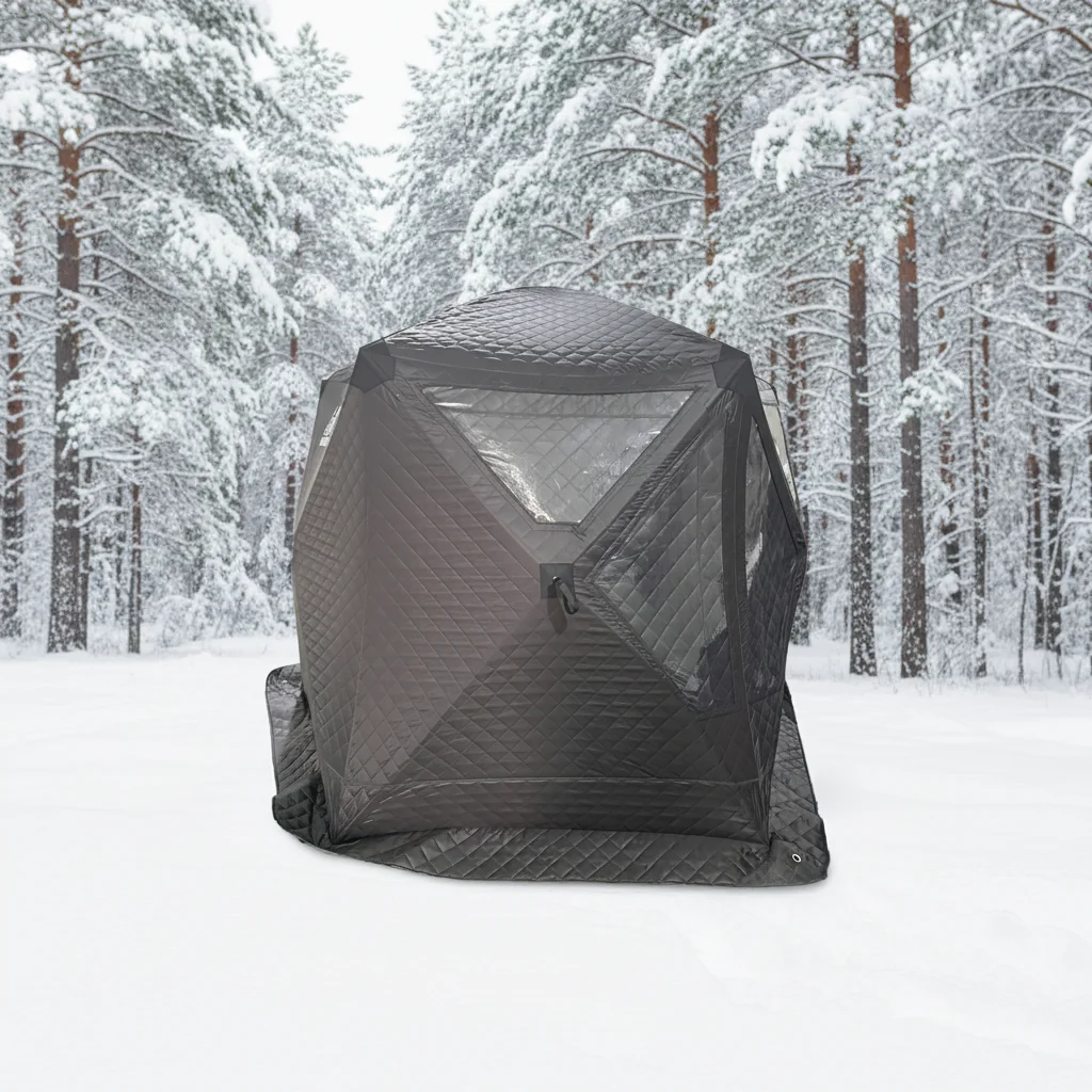 Modern Eco-Friendly 4 Season Square Automatic Breathable Sauna Tent Waterproof Foldable With Oxford Fabric And Fiberglass Pole