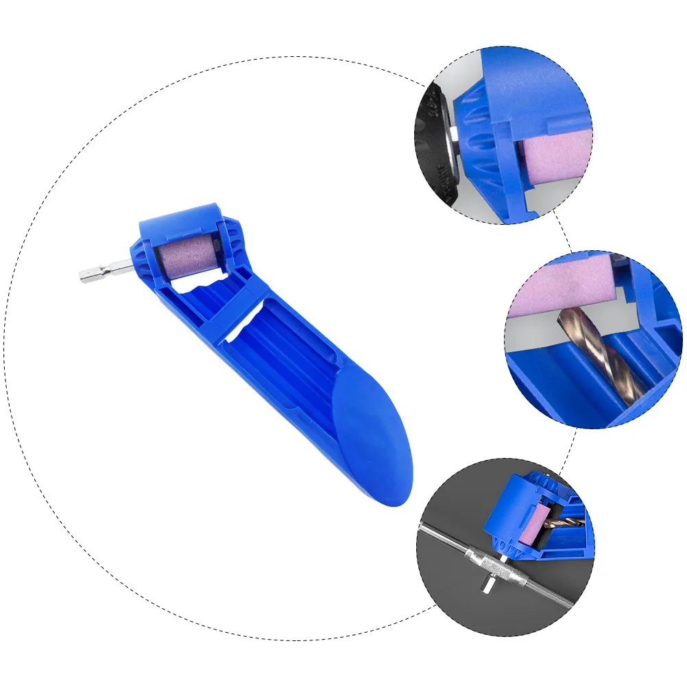 

Portable Drill Bit Sharpener Corundum Wheel Electric Grinding Tool Durable Easy Install Fast Replacement Composite Cone Drill