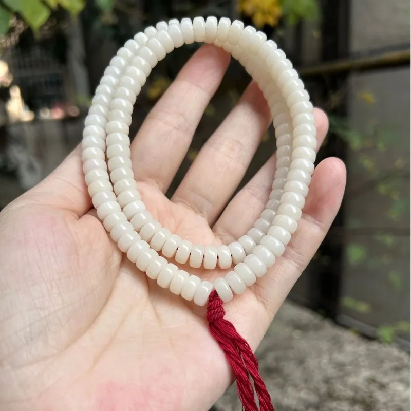 8*4Mm Bodhi Root Bead , Prayer , Buddhist Rosary, 108 Beads, Necklace, Decorative Bracelet
