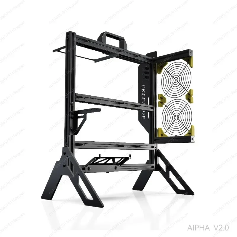 ALPHA V2.0 Open Computer Chassis All-Aluminum DIY Personalized Water-Cooled ATX Case