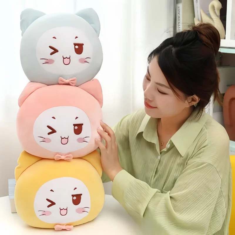 

Kawaii Star декоративная подушка аниме кошка мягкая подушка съемная милая пушистая подушка с котенком игровой стул подушка на спинку украшение дома