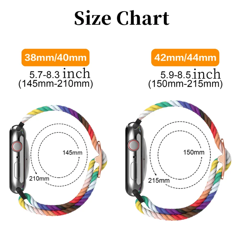 애플 워치 밴드용 스트랩, 탄성 브레이드 팔찌, iwatch 시리즈 7 se 5 6 8 울트라 49mm 밴드, 44mm, 40mm, 45mm, 41mm, 49mm, 38mm, 42mm