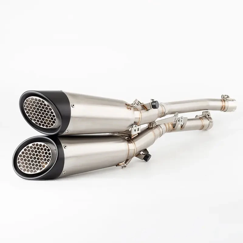 Full Motorcycle Exhaust Escape System With Muffler For Triumph Scrambler 1200 XE XC 2019-2023 2020 2022 2021 Modified  Pipe