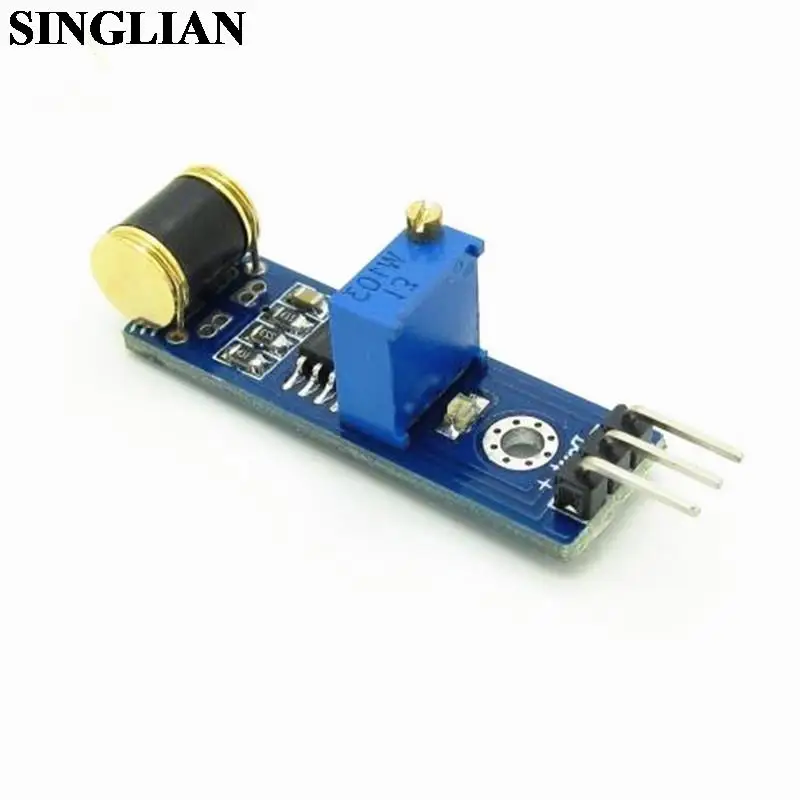 801S Vibration Switch Detection Sensor Module 3Pin  Vibration Sensor 3-wire System For Robot Diy