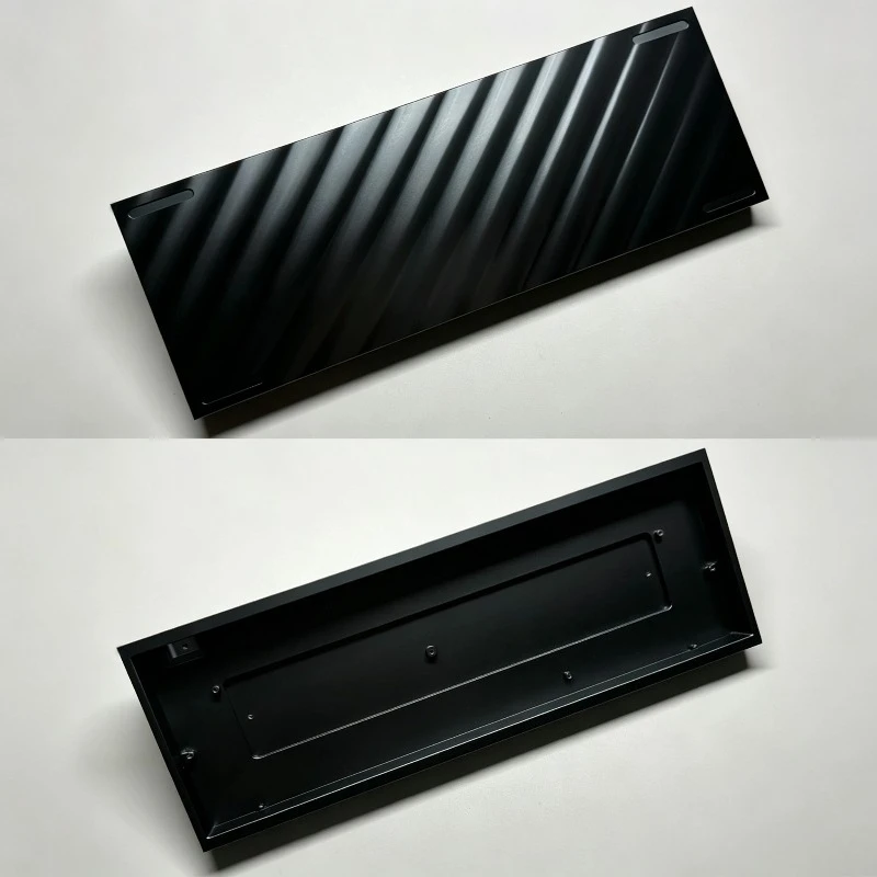 Tofu Blade Pattern Aluminum Case GH60 Universal Customized Magnetic Mechanical Keyboard Shell