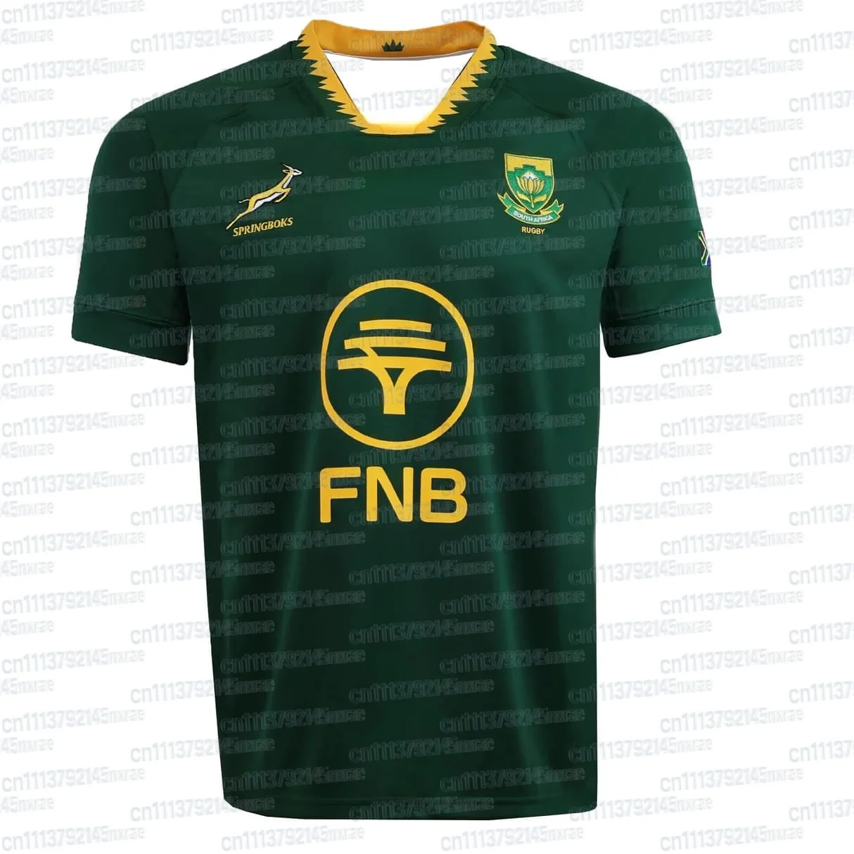 2026 Südafrika Springboks Rugby-Trikot Sommer Oversize T-Shirt Atmungsaktiv Schnelltrocknend Streetwear Kleidung Familienoutfit – Detail 7