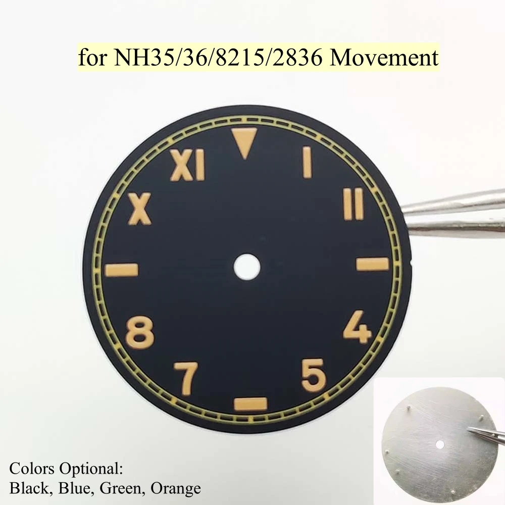

For NH35/36/8215/2836 Movements 28.5mm Watch Dial Watch Face Modified Watch Accessories