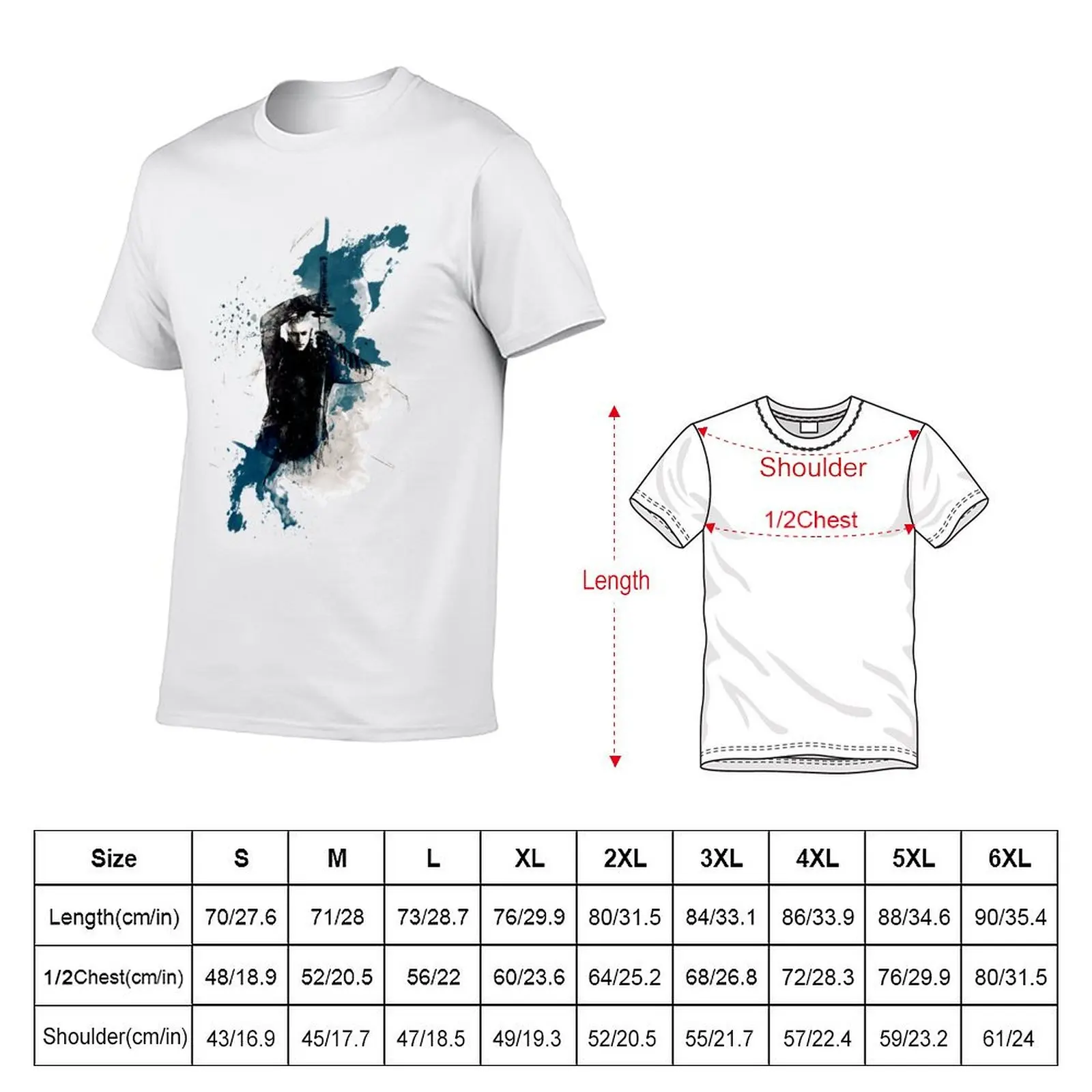 DMC - Vergil painting T-Shirt Quick Dry Light Sports T-Shirt