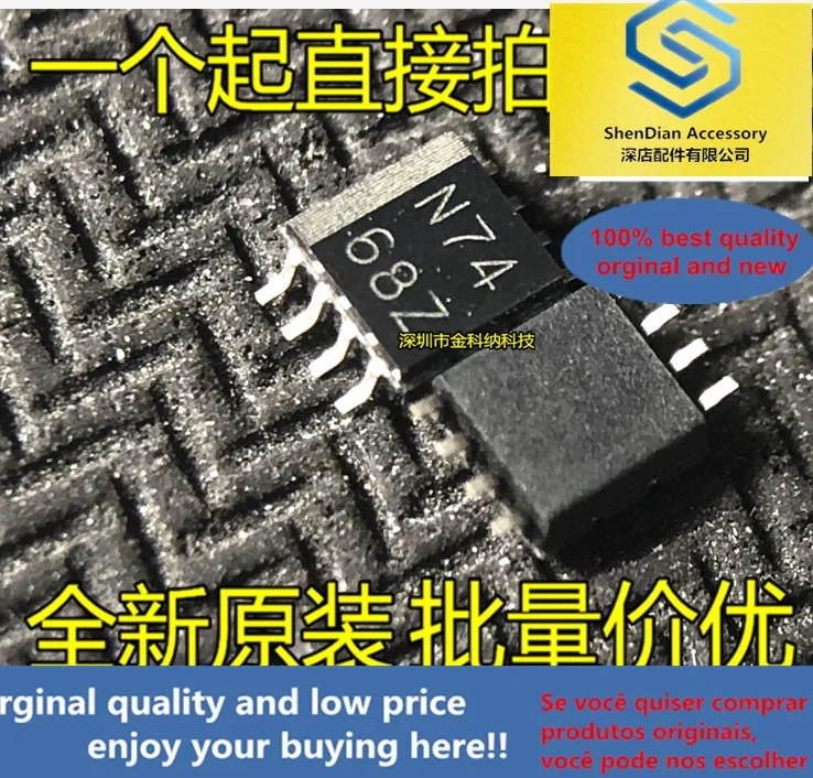 10pcs only orginal new SN74LVC1G74DCTR silk screen N74 logic trigger chip SMD VSSOP8 pin