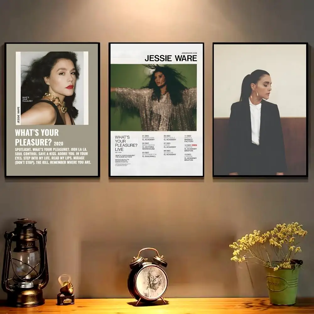British Soul Pop Vocalist J-jessie Ware Poster HD art sticky wall waterproof home living room bedroom bar aesthetic decoration