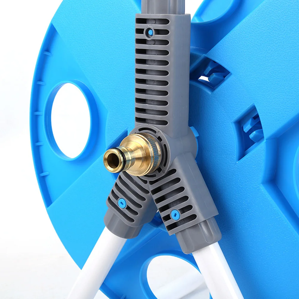 

Portable Garden Water Hose Reel Cart Blue Durable Storage Holder Rack for Car Wash Lawn Home Use Water Hose Reel Cart