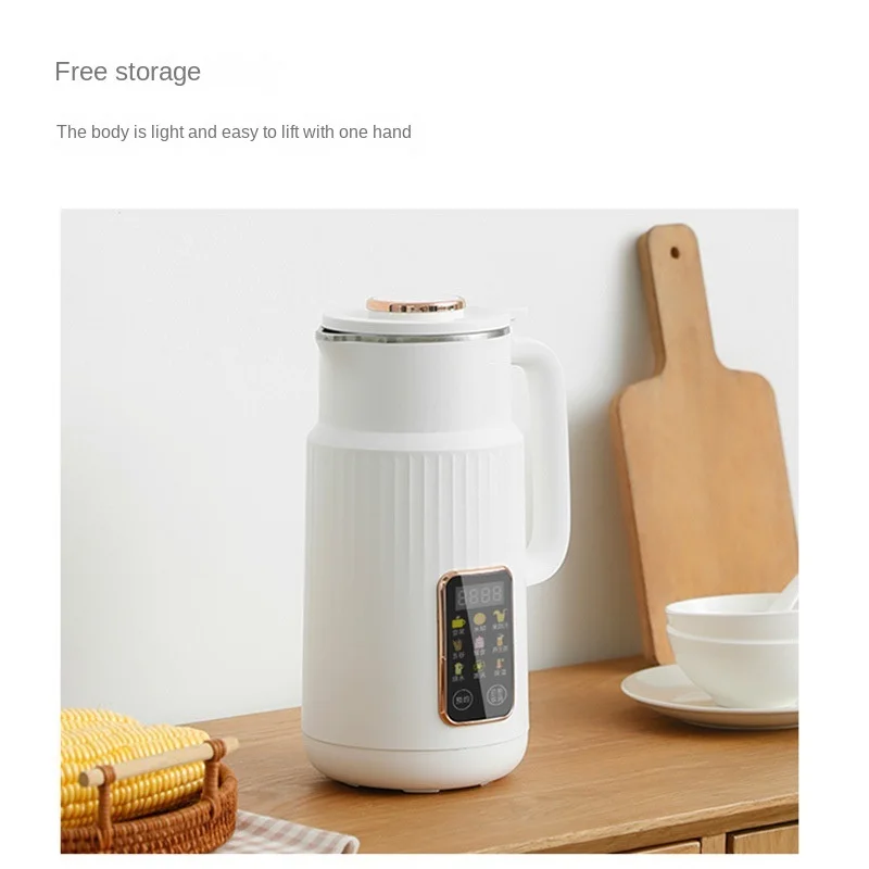 220 فولت 8 شفرة التلقائي بالكامل متعددة الوظائف آلة حليب الصويا الكهربائية عصارة الغذاء خلاط لسهولة العصير والطبخ 850 مللي