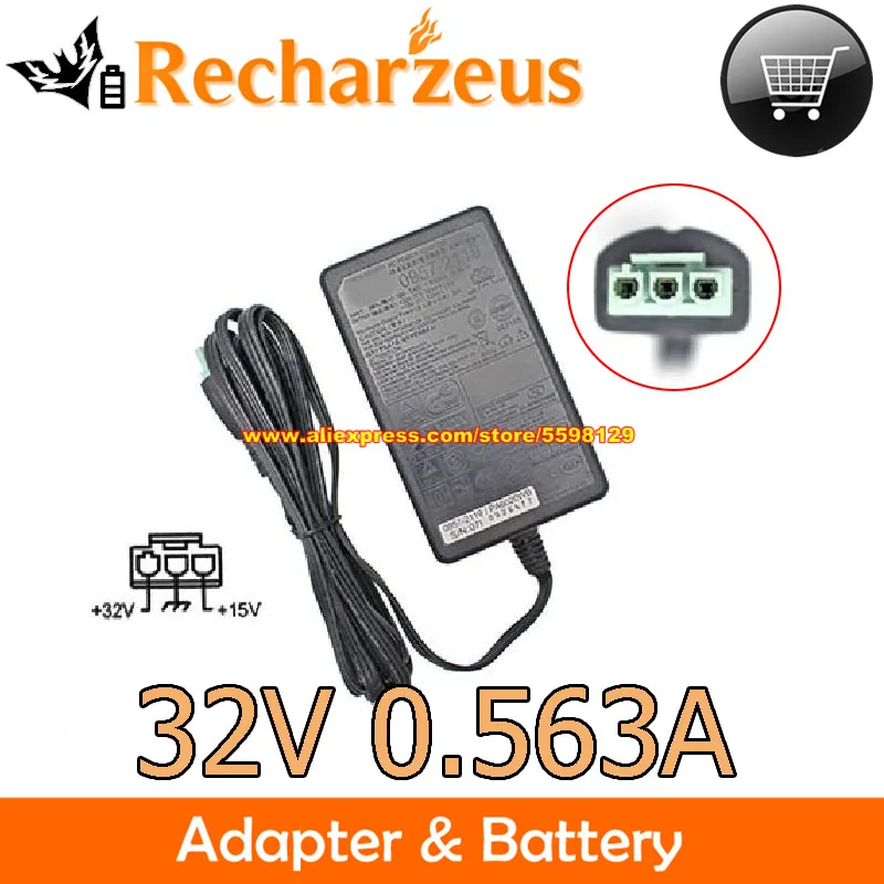 Genuine 32V 0.563A 20W AC Adapter 0957-2119 0950-4399 Charger For HP DESKJET 1368 2368 3538 C9080D Printer Power Supply