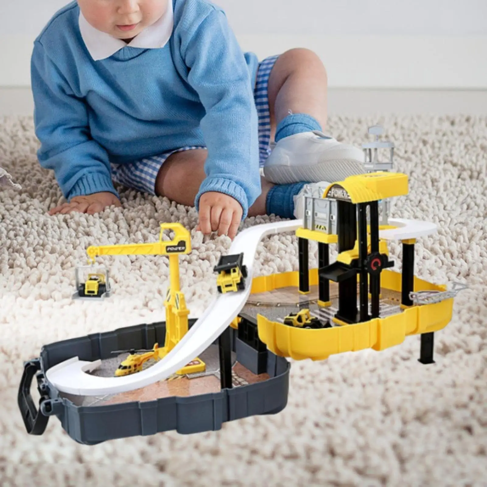 Engineering Vehicle Toys Set Hand Eye Coordination Construction Truck Toys for Toddlers Kids Boys Girls Children Birthday Gift