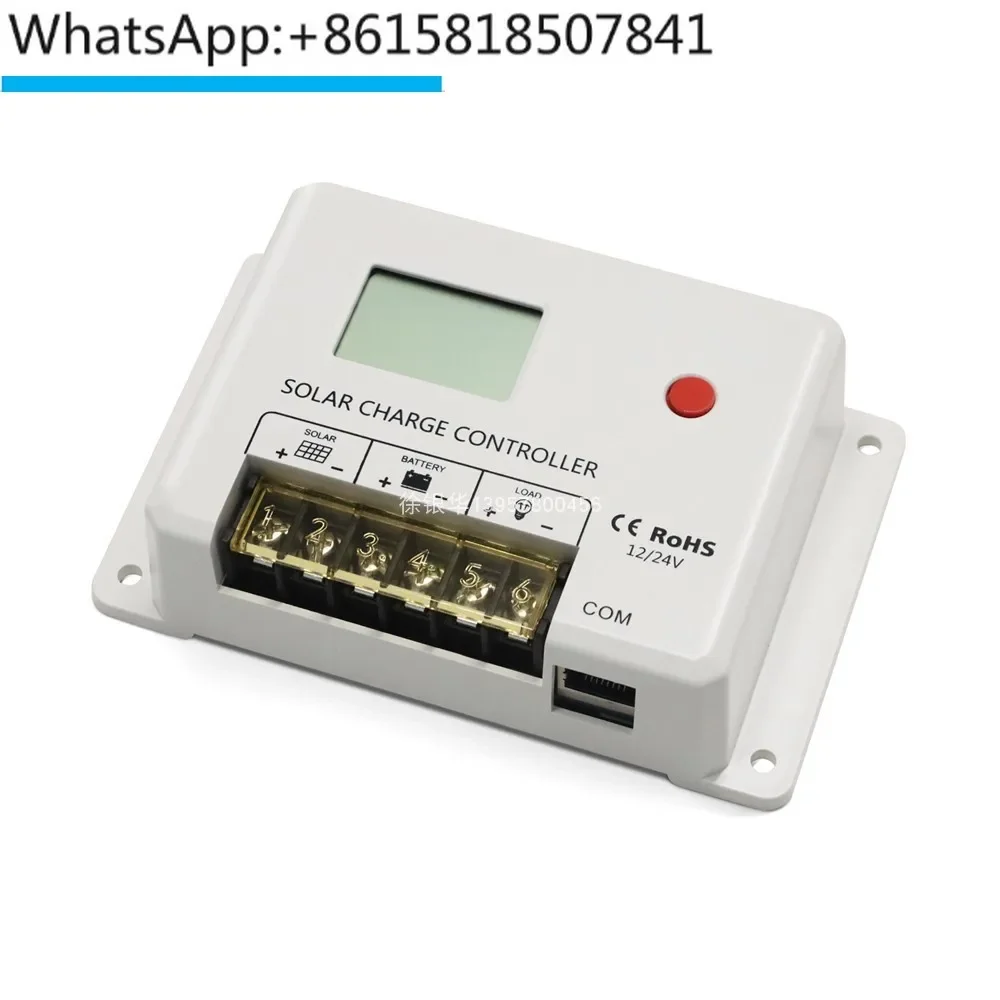 12V/24V 10A20A30A40A60A solar charge and discharge controller dual USB/RS485 and lithium battery