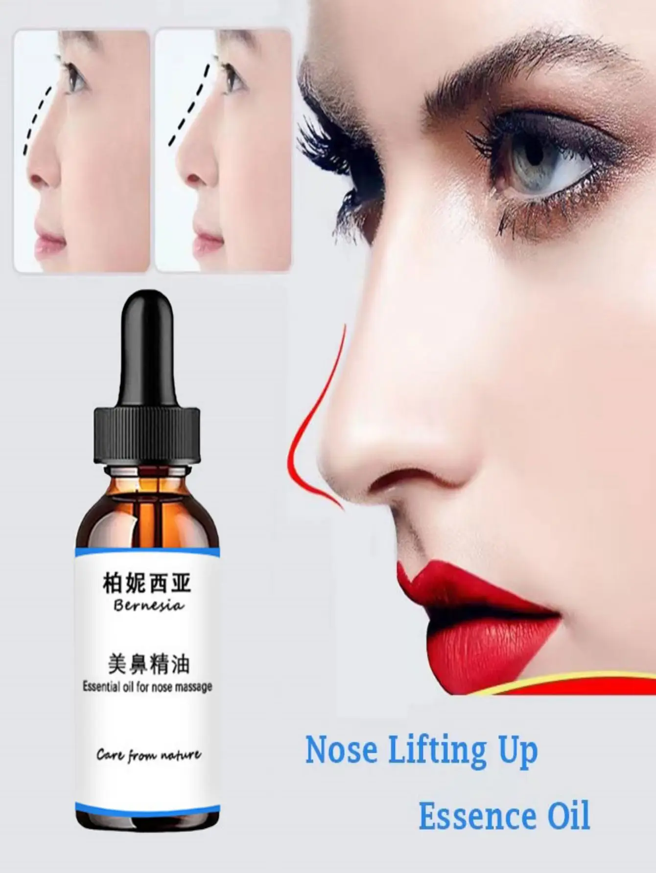 Nose Up Heighten Rhinoplasty Oil Nose Up Whitening Cream Nasal Bone Remodeling Pure Natural Care Thin Smaller Nose