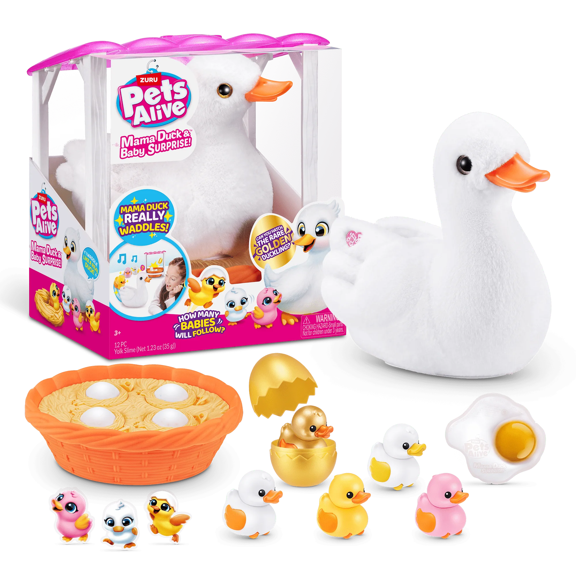 

Nurturing Play Surprise Hatching Interactive Girls Toy by ZURU