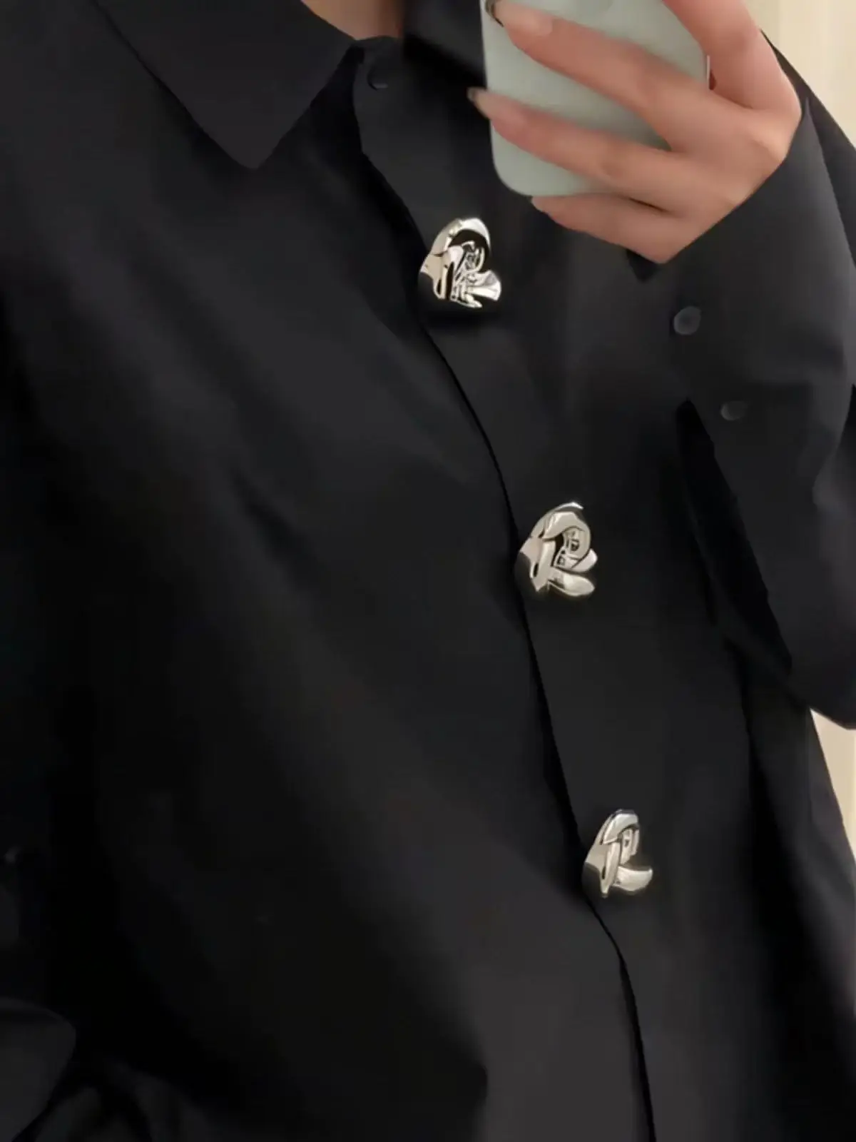 New Luxury Brand Design Clothes White Black Oversize Buttons up Cotton Blouses and Shirts Women Clothing Office Lady Shirt Top