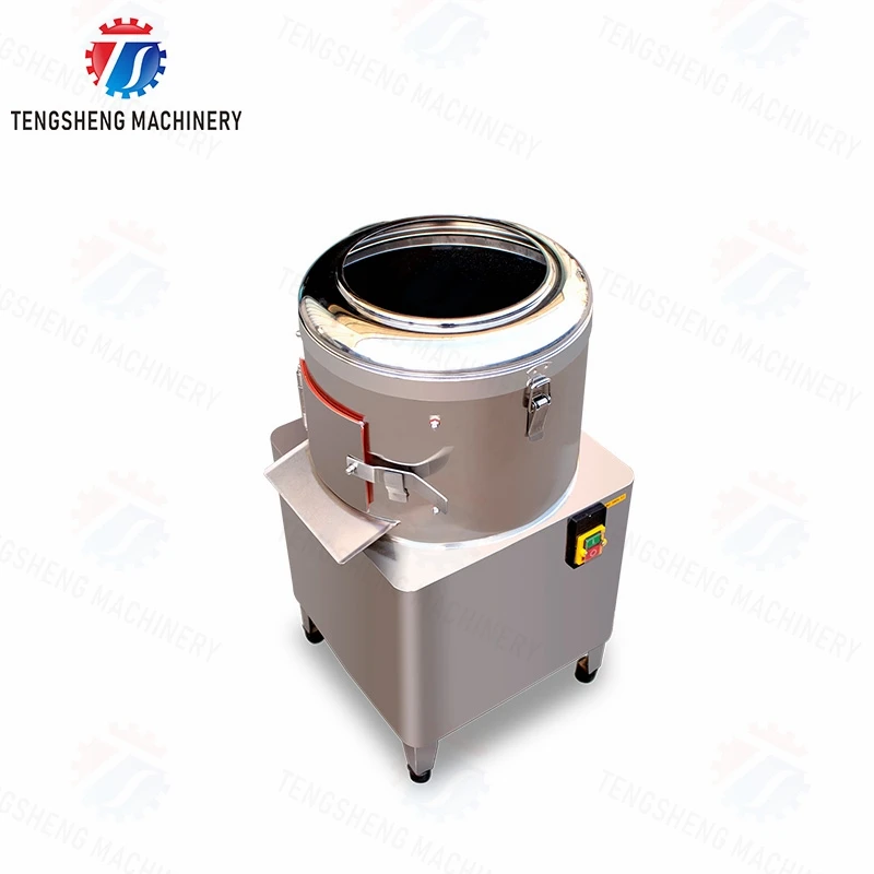 Best Selling Wash Peeling Chips Making Machine 240~480Kg/H Cylinder Potato Peeling Machine Industrial Ginger Taro Peeler Machine