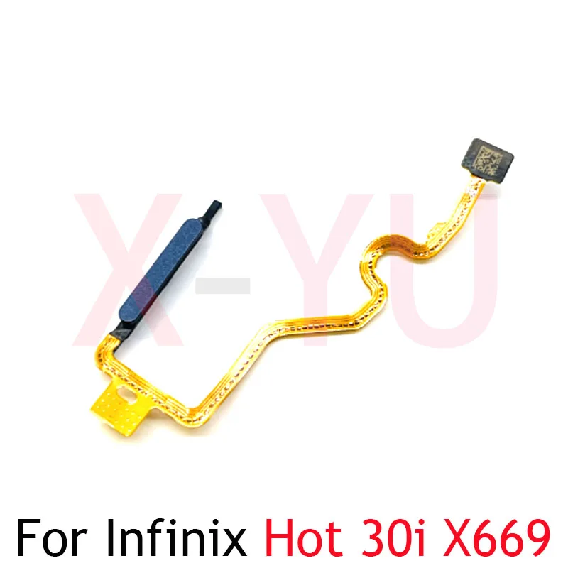 

Для Infinix Hot 30i X669C X669D X669 Главная Кнопка Датчик отпечатков пальцев возврат питания гибкий кабель