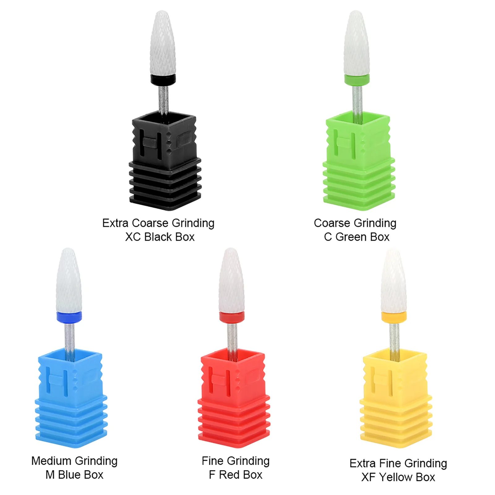 Electric Grinding Machine Accessories Nail Drill Bit Corn Head shape Electric Grinding Machine Accessories Lightweight Portable