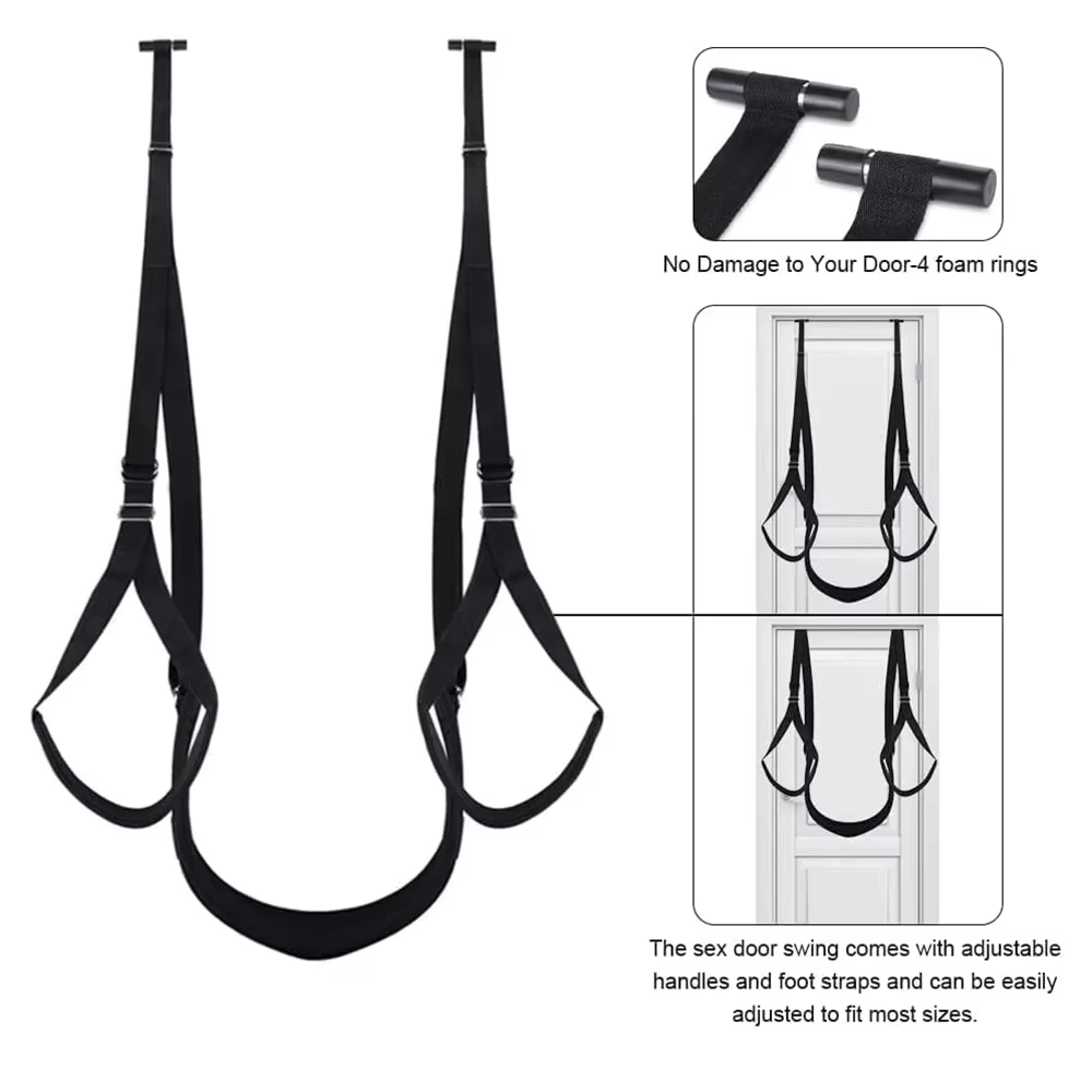 Couple Sex Sling BDSM Door Sex Swing Chair Seat Bondage Restraints Adjustable Detachable Seat Sexual Stimulation Adult Sex toys - Image 5
