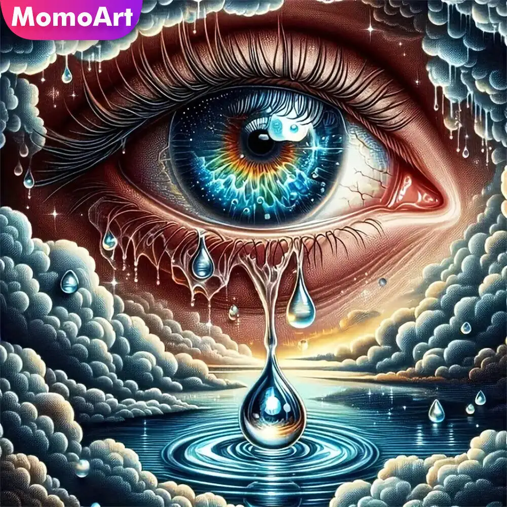 Momoart Bär Diamant Mosaik Tier voller Runde Diamant Malerei Mond Stickerei neue Ankunft handgemachte Hobby