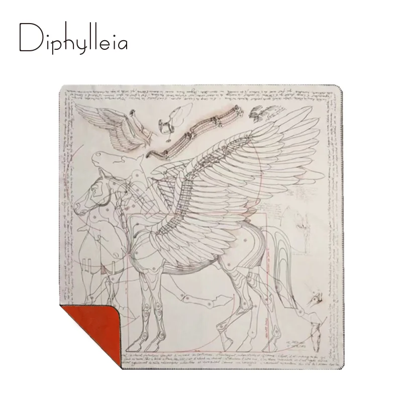 Diphylleia h Home Collection Decke Bett Schal Pegasus Skizze luxuriöse Flanell Decke im europäischen