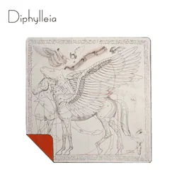 Diphylleia H Home Collection Blanket Bed Scarf Pegasus Sketch Luxurious Flannel European Style Blanket For Car Plane Sofa Office