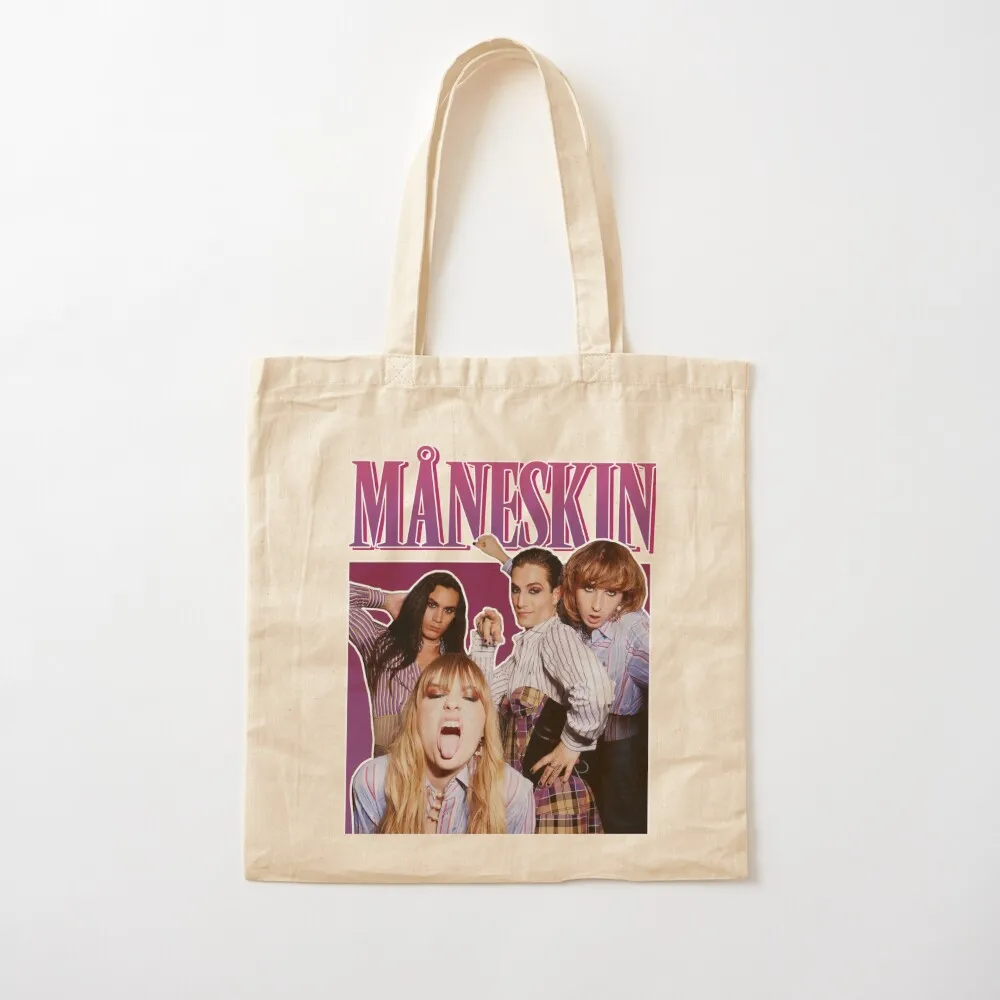 

Maneskin Mneskin - Winners of Eurovision Song Contest 2021 Italy Zitti E Buoni Retro Vintage Tote Bag