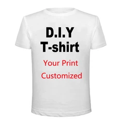 Personalized pattern Custom 3D Printed Men's Casual Fashion T-shirt Summer Short Sleeve Crewneck Tops Streetwear Harajuku Tees