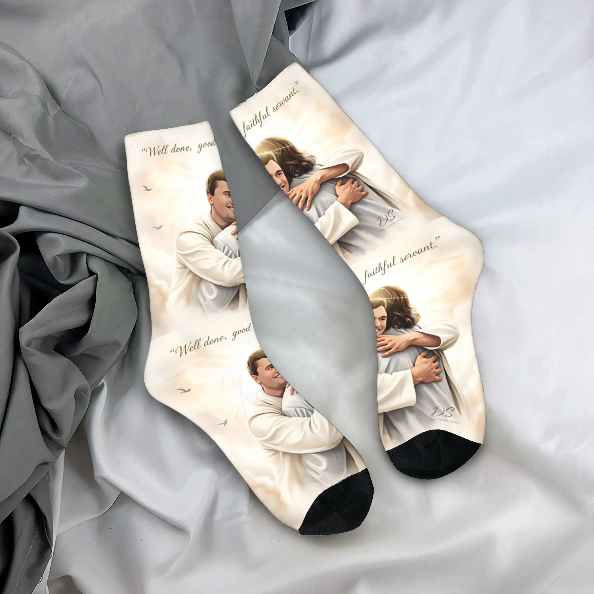 

Чулки In Memory Charlie Kirk, женские и мужские носки, качественные корейские носки, весенние уличные антибактериальные носки с принтом, подарок