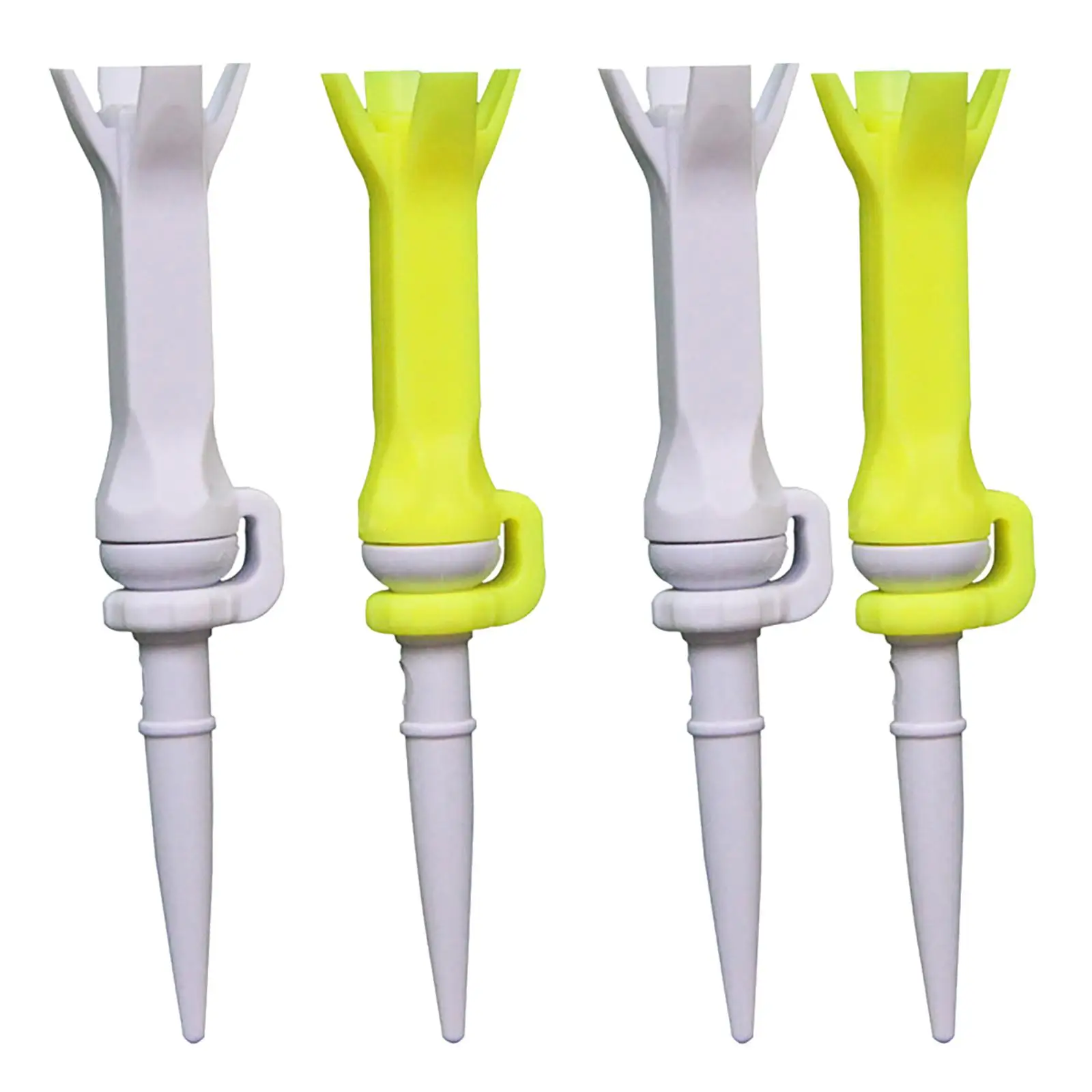 Premium Golf Tee Strong 4 Prongs Flexible Top Adjustable 3inch Golf Tees