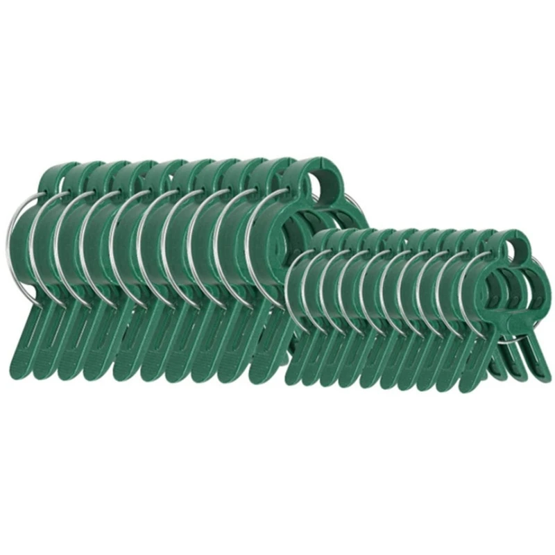 

Plant Clips 20Pcs Reusable Plastic Gardening Accessories Fixing Plants Clamp for Flower Vine Vegetables Tomatoes Climb