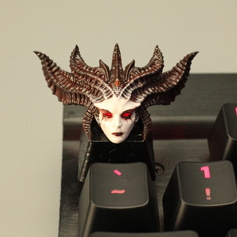 

Diablo Lilith Keycap Personalized Anime 3D Resin Point Keycap Custom Mechanical Keyboard 1 Pc Artisan Key Cap Gaming Accessories