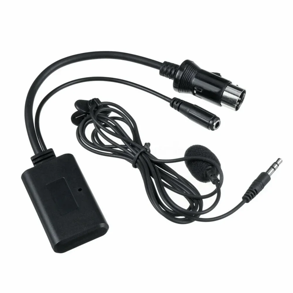 5-12V 8Pin Original Aux Audio Bluetooth HIFI Cable Adapter Microphone HD Audio Transmission For Alpine KCM-123B M-BUS
